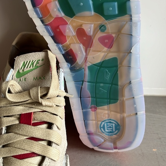 Nike Air Max 1 CLOT Kiss of Death Net Multi Sneakers - Picture 6 of 12